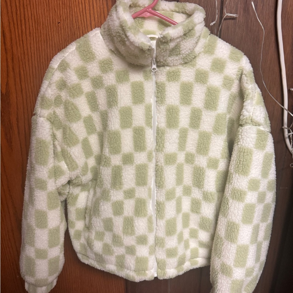 A New Day white and Green checkered Jacket